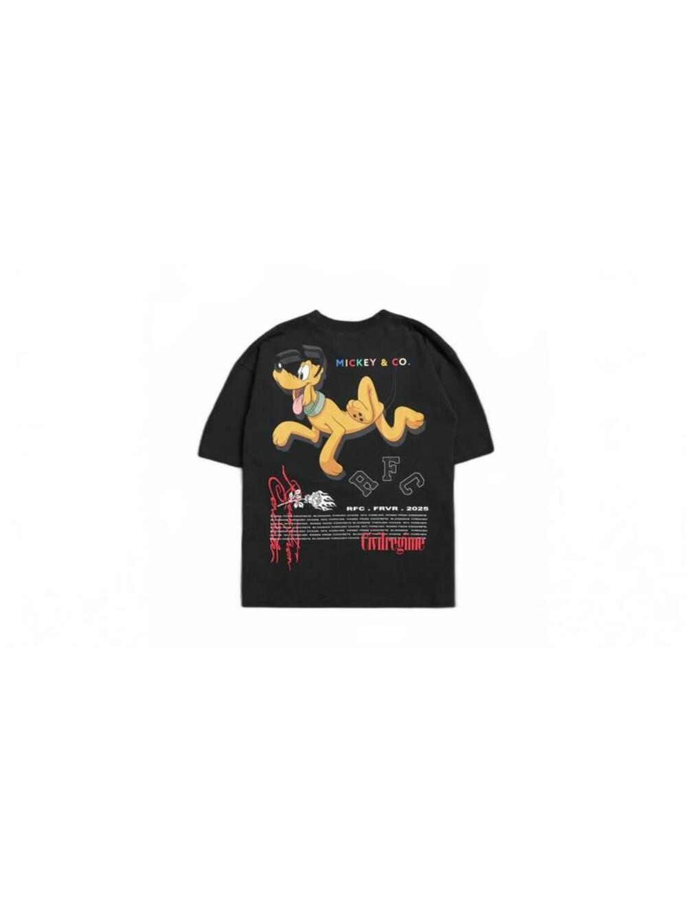 Civil Regime X Mickey & Friends x Pluto in Black (S)